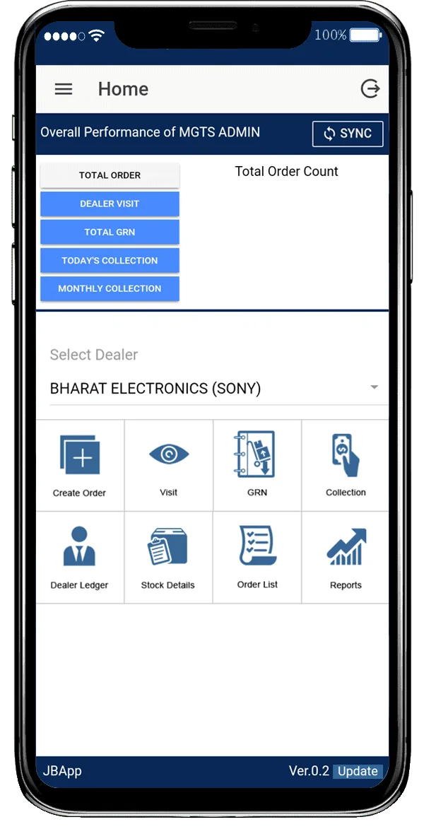image of the iPhone app